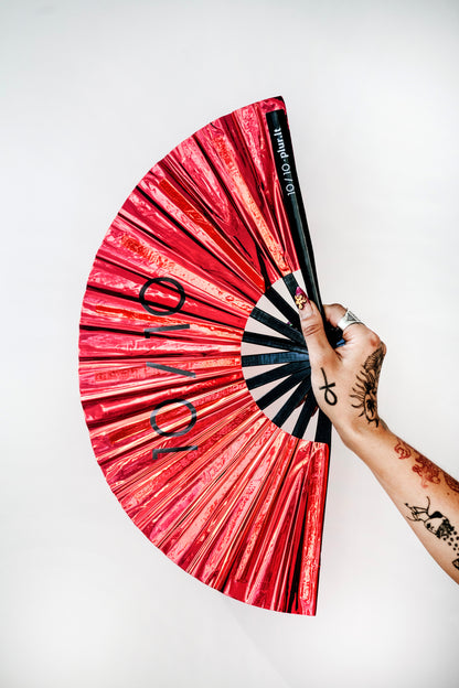 RED 10/10 Hand Fan