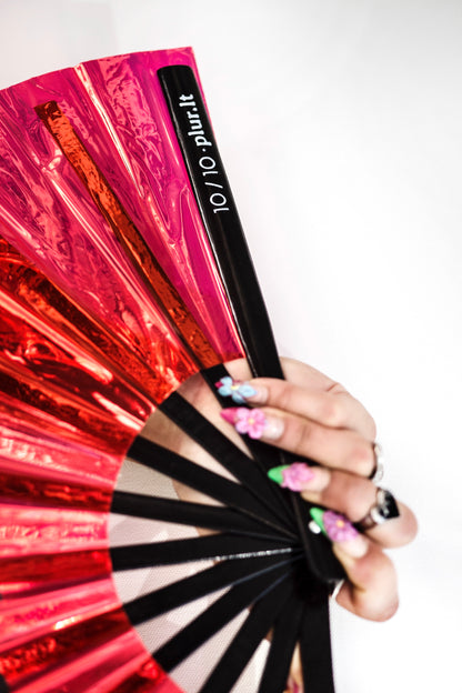 RED 10/10 Hand Fan