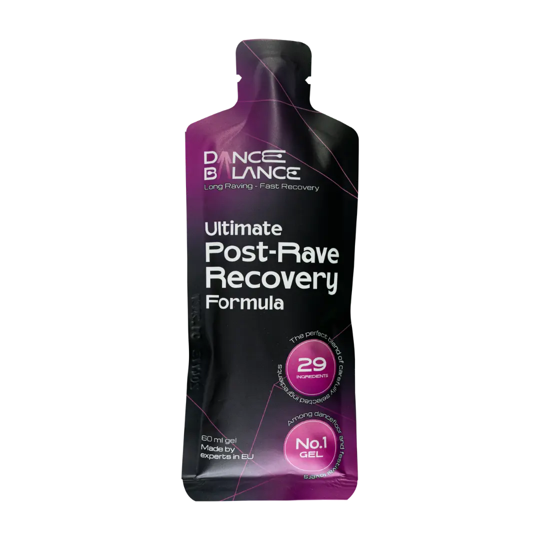 dance balance after party recovery gel supplement