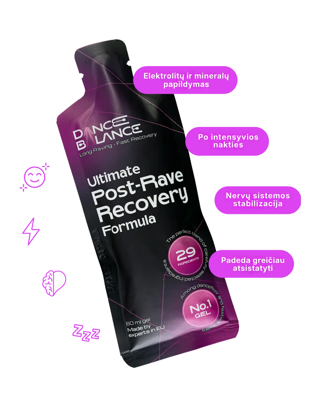 dance balance recovery gelis papildas atsistatymui po vakareliu nauda
