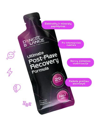 dance balance recovery gelis papildas atsistatymui po vakareliu nauda