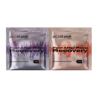 post-peak after party rave recovery capsules supplement